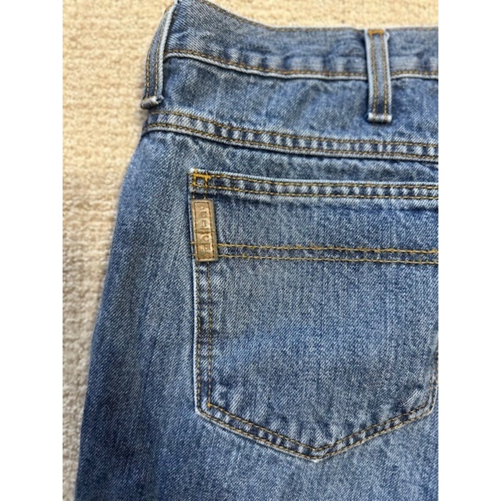 Cinch Jeans Mens 42x34 Relaxed Fit Blue Denim Jeans Western Workwear Green Label - Picture 5 of 5